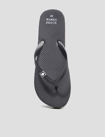 Tongs plage noir homme