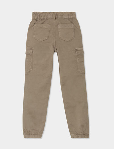 Pantalon battle coton Liberto vert kaki fille