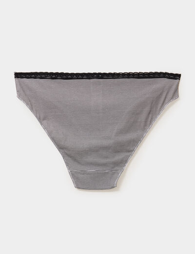 Lot 5 culottes coton noir femme