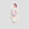 Baskets tennis à lacets blanc fille