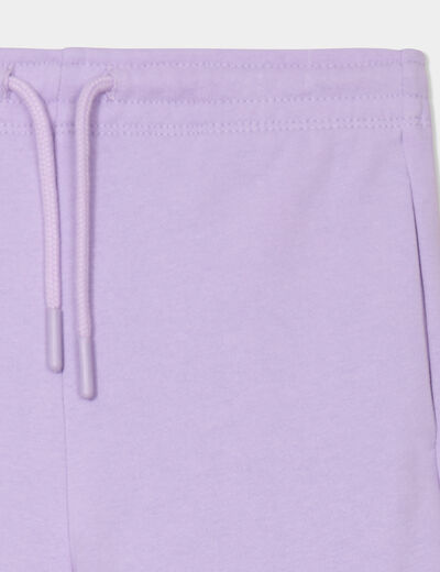 Pantalon de jogging large mauve fille