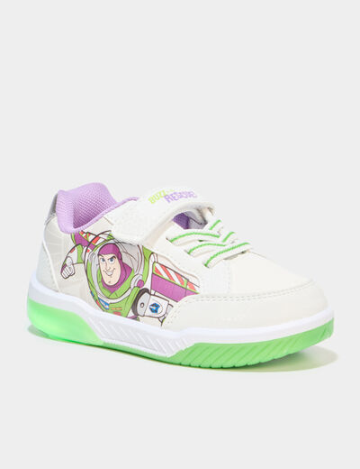 Tennis basses lumineuses Toy Story blanc gar&ccedil;on