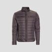 Blouson droite zippée gris homme