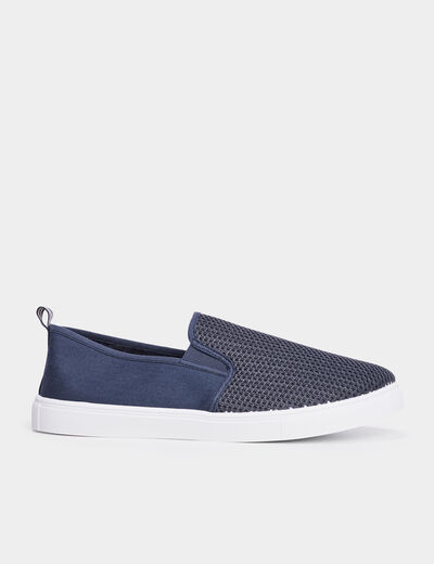 Tennis bleu homme