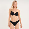 Culotte invisible &agrave; dentelle noir femme