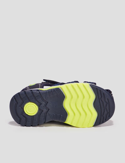 Sandales Trappeur bleu marine garçon