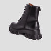 Bottines crantées noir femme