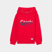 Sweat &agrave; capuche hoodie 1 poche Creeks rouge gar&ccedil;on