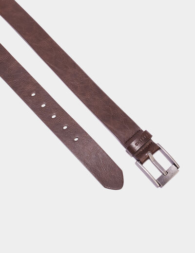 Ceinture Creeks marron homme