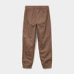 Pantalon jogger doubl&eacute; coton taupe gar&ccedil;on