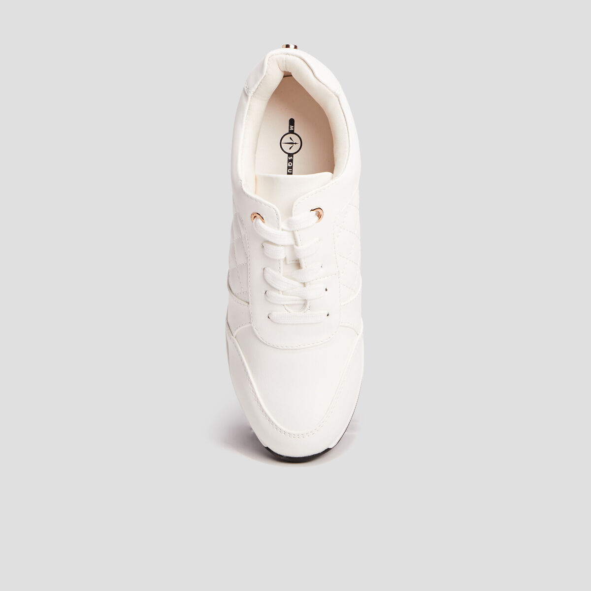 Runnings compensées Mosquitos blanc femme