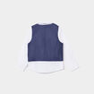 Ensemble 2 pièces chemise et veston blanc garçon