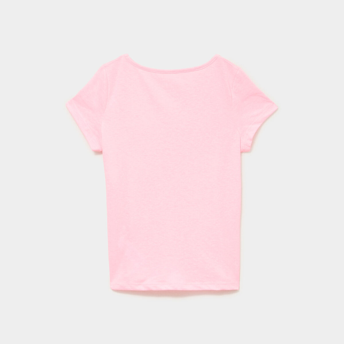 Ensemble pyjama short et t-shirt coton rose fluo fille