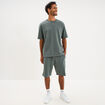 Short de jogging taille &eacute;lastiqu&eacute;e l&eacute;ger vert kaki homme