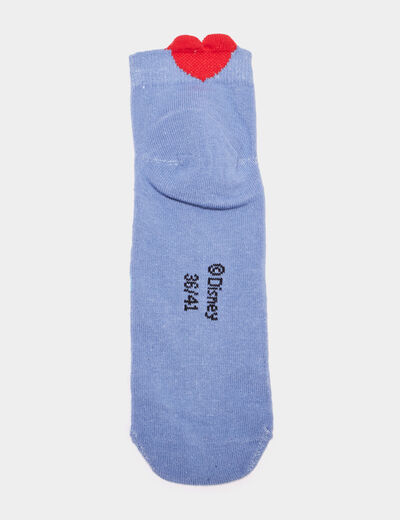 Lot 3 paires chaussettes Stitch gris femme