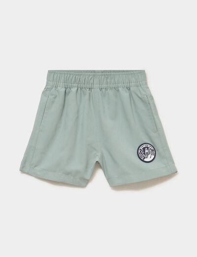 Short de bain vert pastel b&eacute;b&eacute; gar&ccedil;on