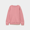 Sweat oversize col rond manches longues rose gar&ccedil;on