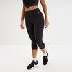 Legging corsaire de sport stretch noir femme