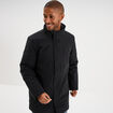 Parka 3-en-1 d&eacute;perlante noir homme
