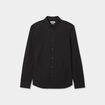 Chemise droite manches longues noir homme