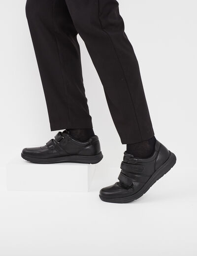 Derbies à scratchs noir homme