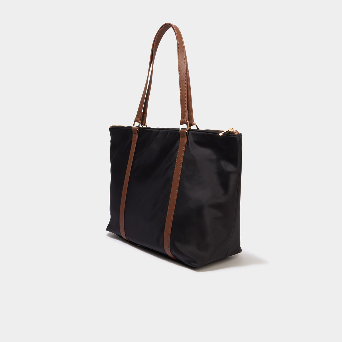 Sac cabas avec anses noir femme