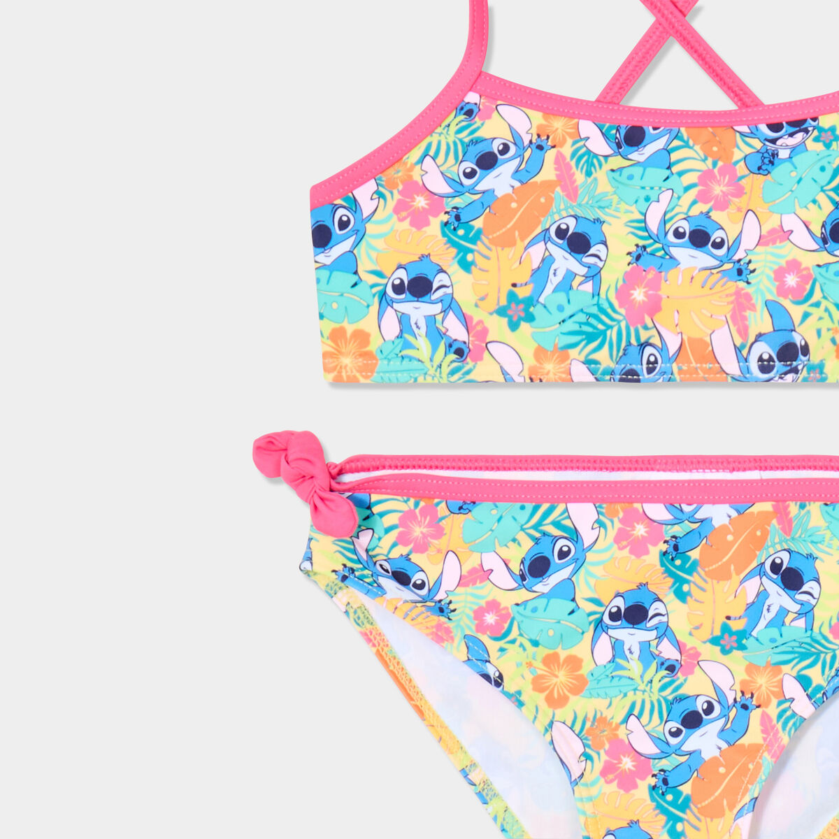 Maillot de bain 2 pièces Stitch multicolore fille