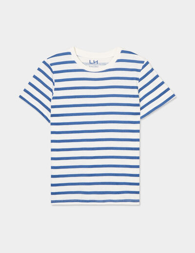 T-shirt manches courtes coton blanc garçon