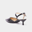 Escarpins vernis kitten heels noir femme