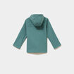Blouson fourr&eacute; d&eacute;perlant &agrave; capuche vert fonc&eacute; fille