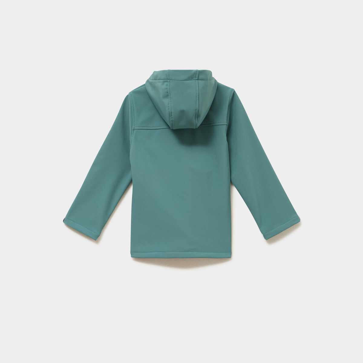Blouson fourr&eacute; d&eacute;perlant &agrave; capuche vert fonc&eacute; fille