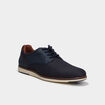 Derbies &agrave; lacets bout rond bleu marine homme