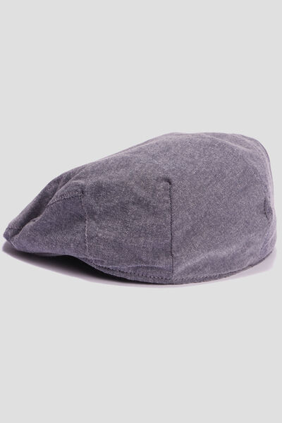 Casquette anglaise gris homme