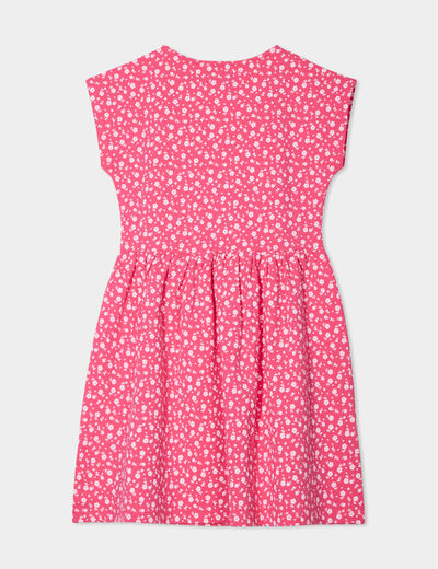 Robe droite sans manches rose fushia fille