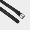 Ceinture emboss&eacute;e noir homme