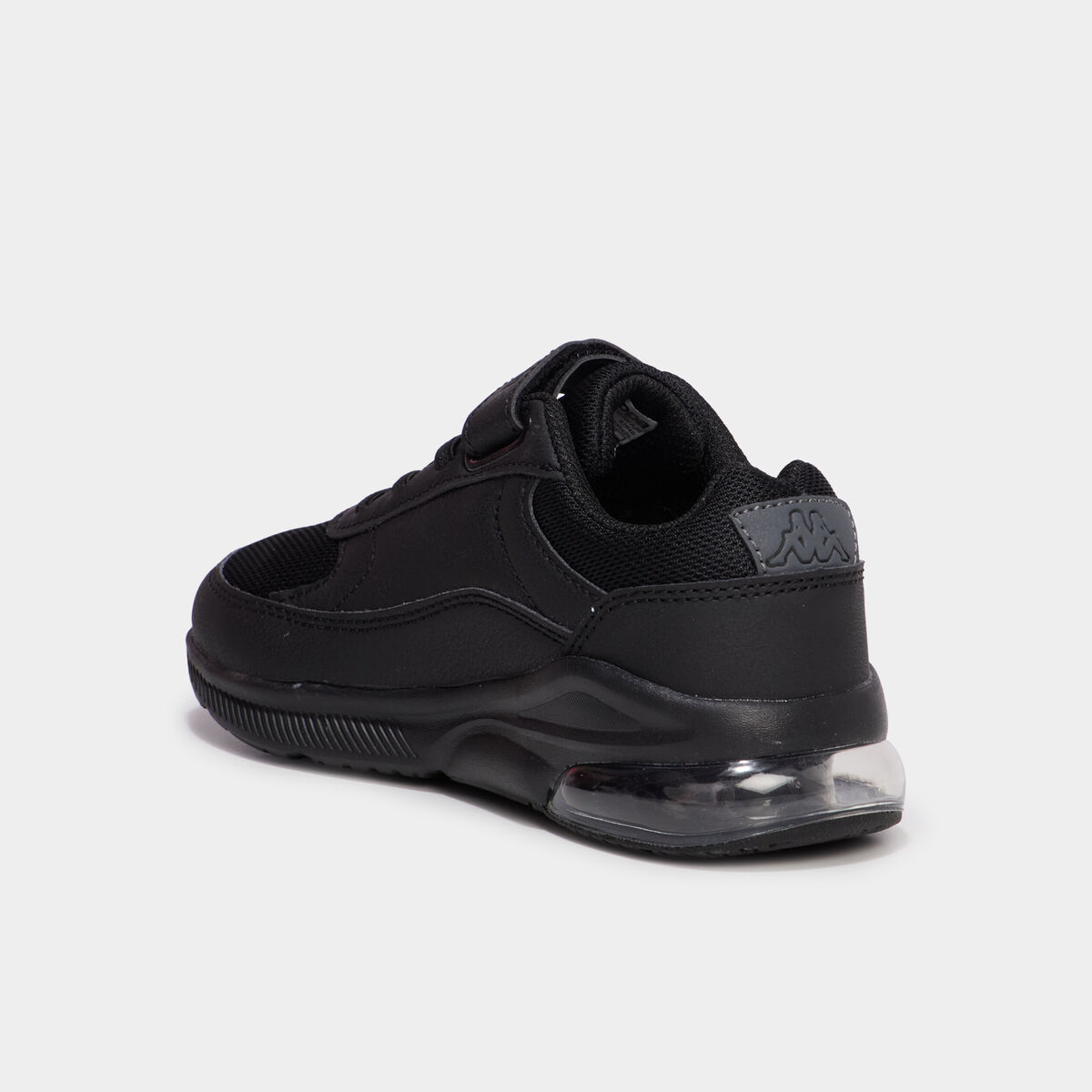 Baskets running &agrave; scratchs Kappa noir gar&ccedil;on