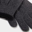 Gants tricot&eacute;s gris fonc&eacute; gar&ccedil;on