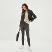 Jeans skinny battle Liberto denim gris femme