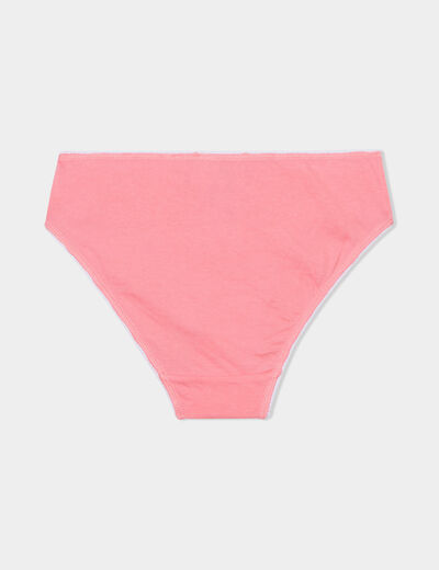 Lot 7 culottes coton Stitch rose fille