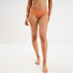 Tanga en dentelle orange femme