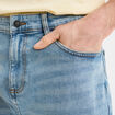 Bermuda en jean droit coton denim triple stone homme