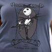T-shirt coton Étrange Noël de Mr Jack gris femme grande taille