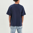 T-shirt oversize manches courtes Creeks bleu marine homme