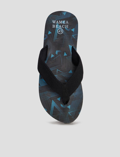 Tongs de plage bleu homme