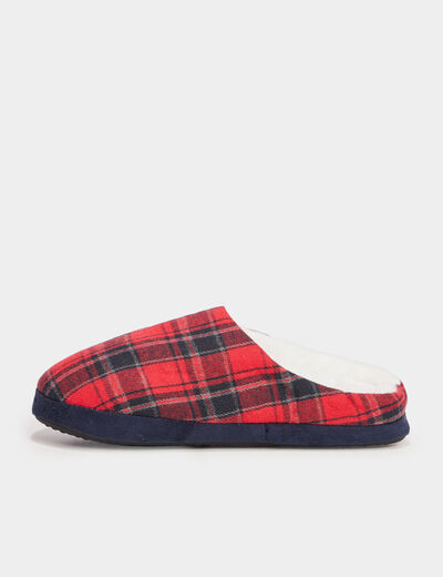 Chaussons mules multicolore homme