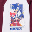 Ensemble pyjama pantalon t-shirt Sonic blanc gar&ccedil;on