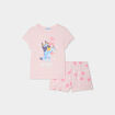 Ensemble pyjama short coton Bluey rose fille