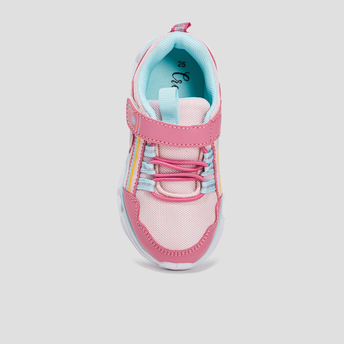 Baskets running semelle lumineuse Creeks rose fille