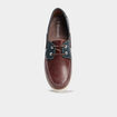 Chaussures bateau en cuir multicolore homme