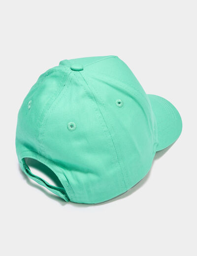 Casquette coton Creeks vert turquoise garçon